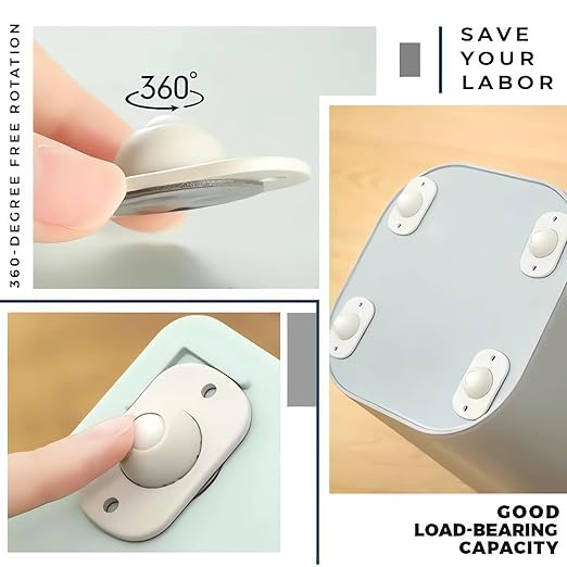 360° Caster Wheel Directional Roller (Pack of 4)