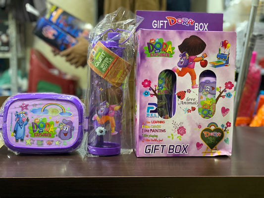 QUIFIT TWIN BAG Kids School Water Bottle & Lunch