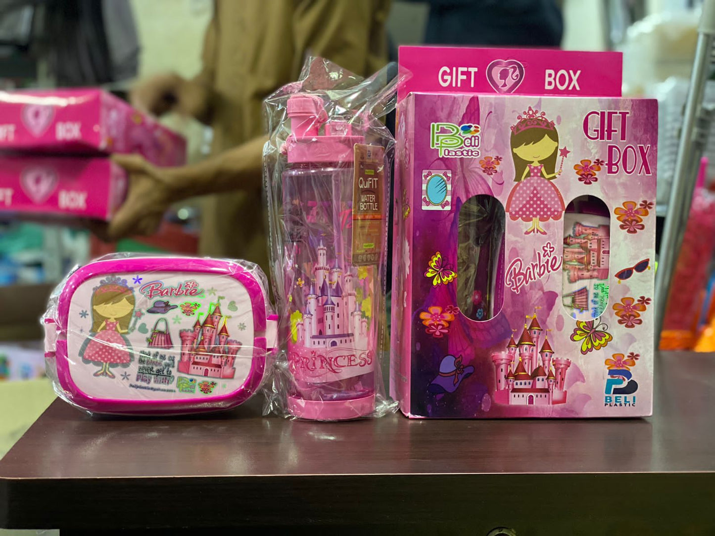 QUIFIT TWIN BAG Kids School Water Bottle & Lunch