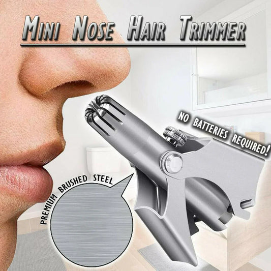 Stainless Steel Manual Nose Trimmer