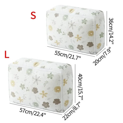 Printed Quilt Clothes Storage Bag