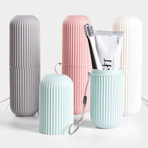 Travel Toothpaste Case Organizer (Pack of 3) Random Colors